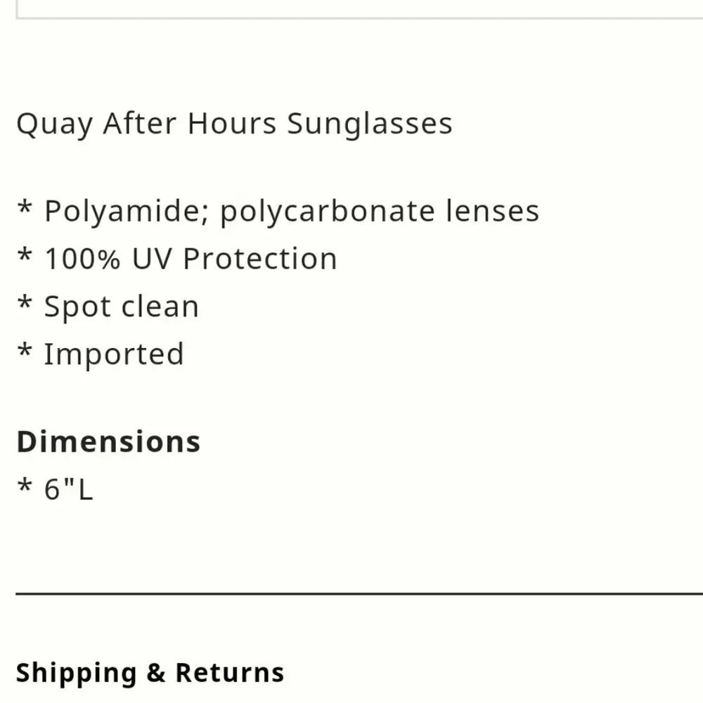 Quay‎ Australia After Hours Sunglasses- Mint